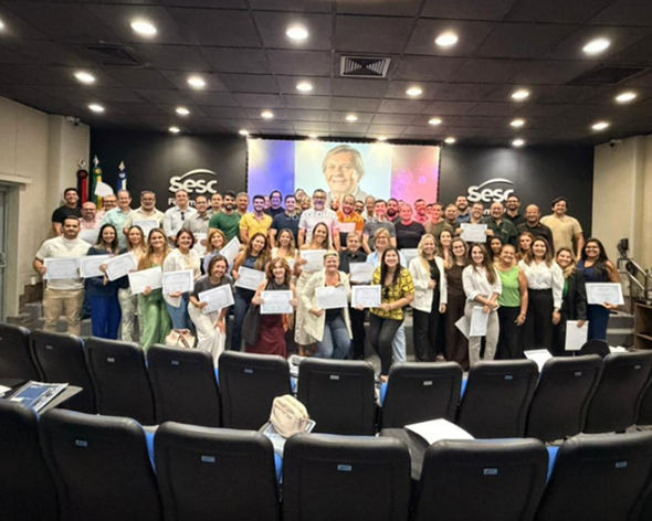 Turma de curso do Professor Diniz